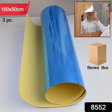 3D Mirror Wall Stickers Wall Mirror Decorative Mirror Paper for Home, Living Room Wall, Bedroom Wall, TV Backdrop Use Paper (100×50 Cm / 3 Pc )