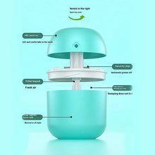 Portable Mini USB Humidifier with Light, Cool Mist & Essential Oil Diffuser (250ML)