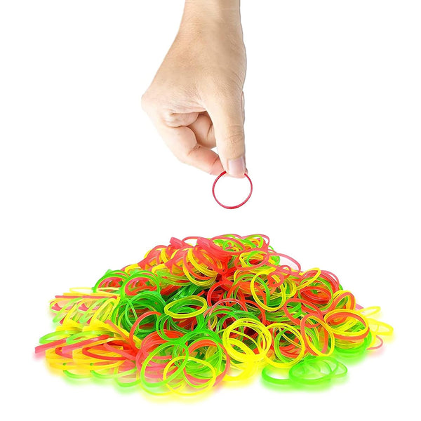 2-Inch Unbreakable Nylon Rubber Bands – Reusable Multicolor for Office, Home & School (50GM)